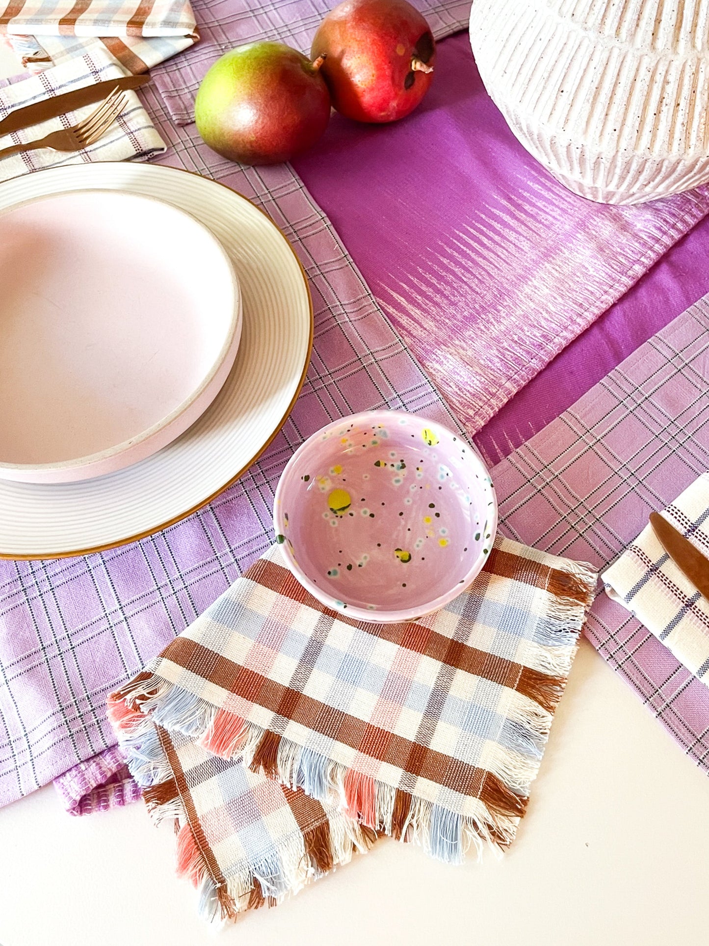 Louisa Plaid Party Napkins