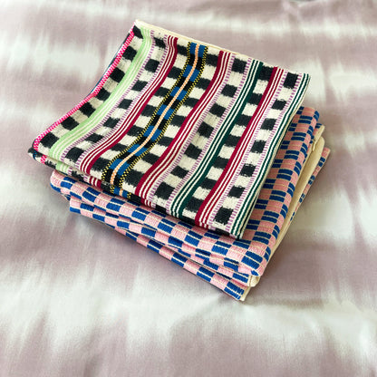 Santiago Atitlan Pink and Lime Pillow