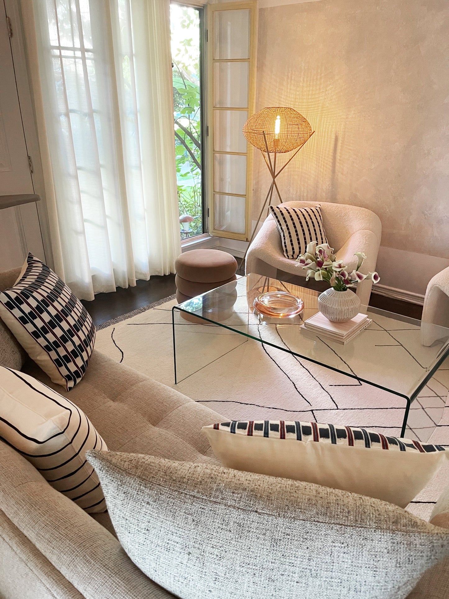 Santiago Atitlan Jaspe Pillow