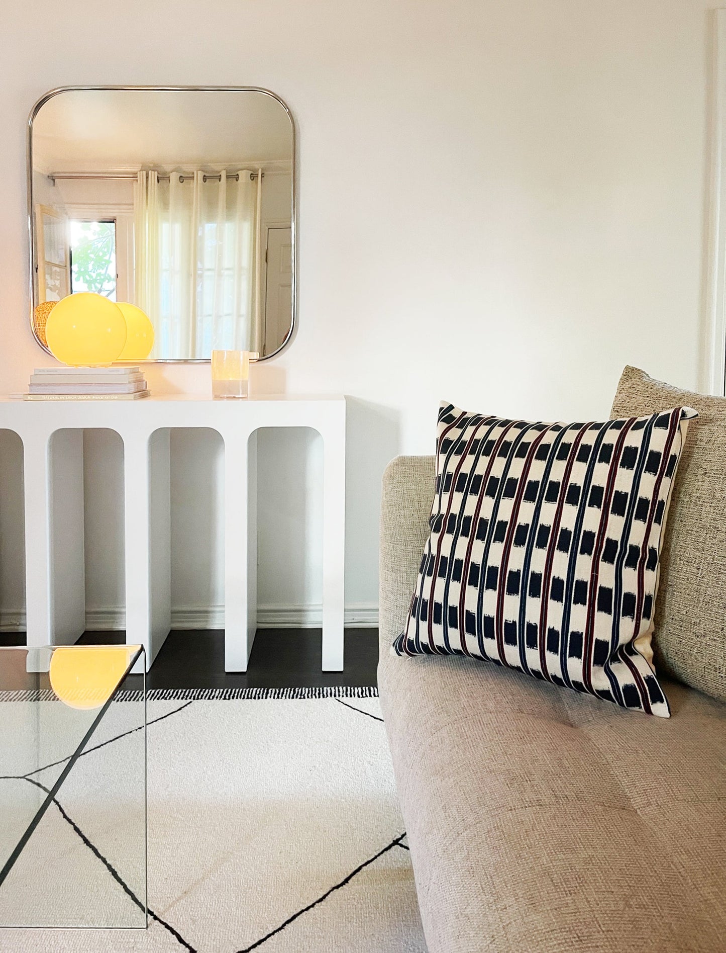 Santiago Atitlan Jaspe Pillow