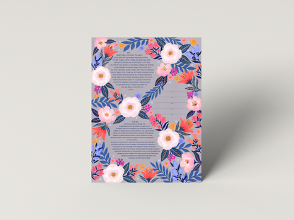 Blooms Ketubah