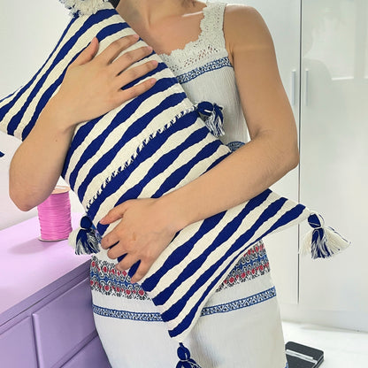 Antigua Pillow - Royal Blue