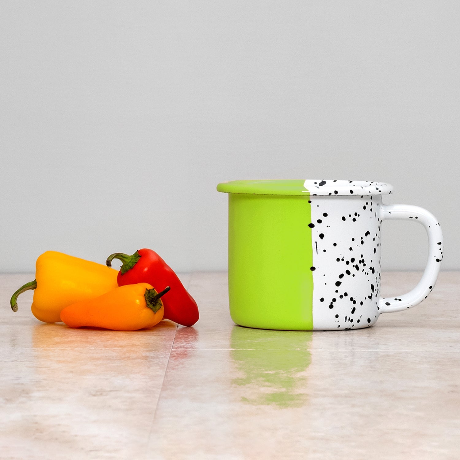 Kapka Mind-Pop Enamel Mug - Darling Spring