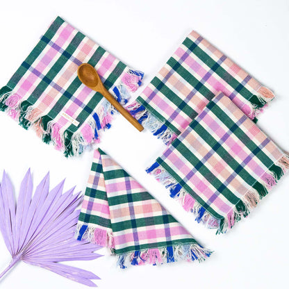 Lola Plaid Party Napkin