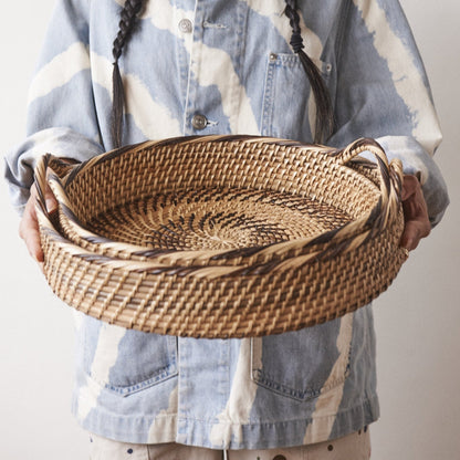 Cuenca Rattan Serving Tray