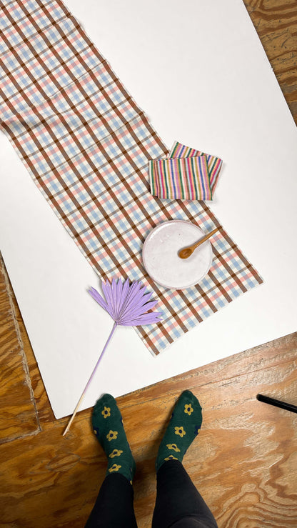 Louisa Plaid Runner