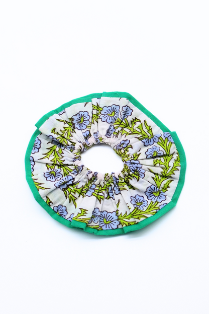 Maine Block Print Scrunchie Set