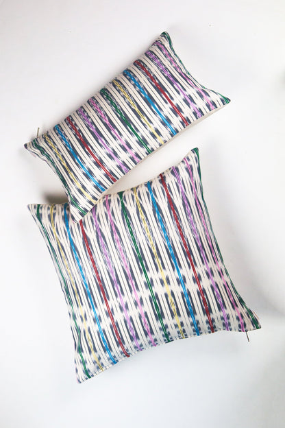 Manuela Jaspé Grey Rainbow Pillow