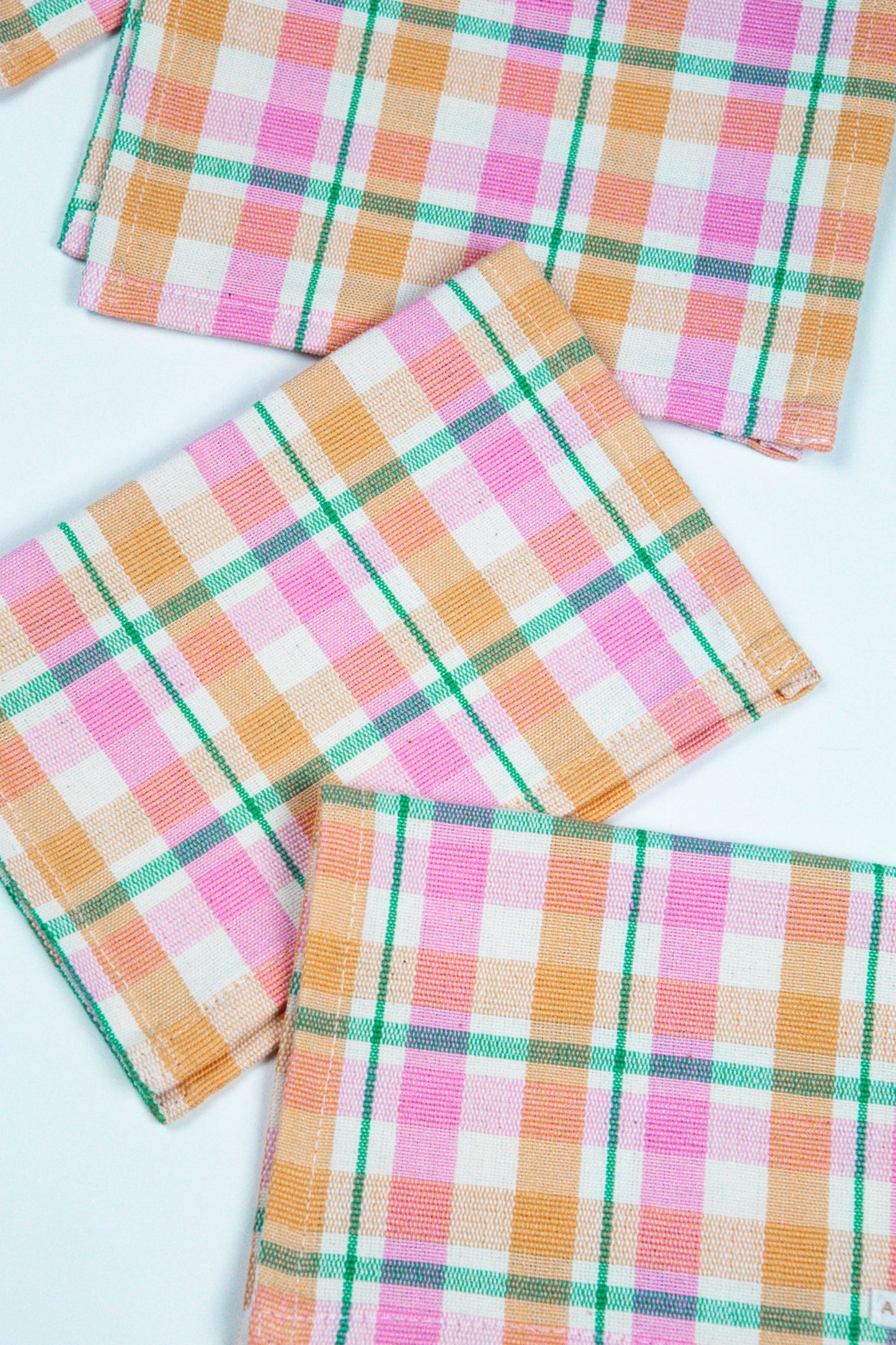 Marguerite Plaid Cocktail Napkin, Set of 4