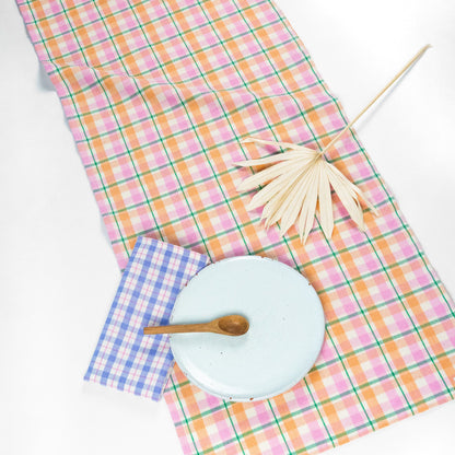 Marguerite Plaid Runner