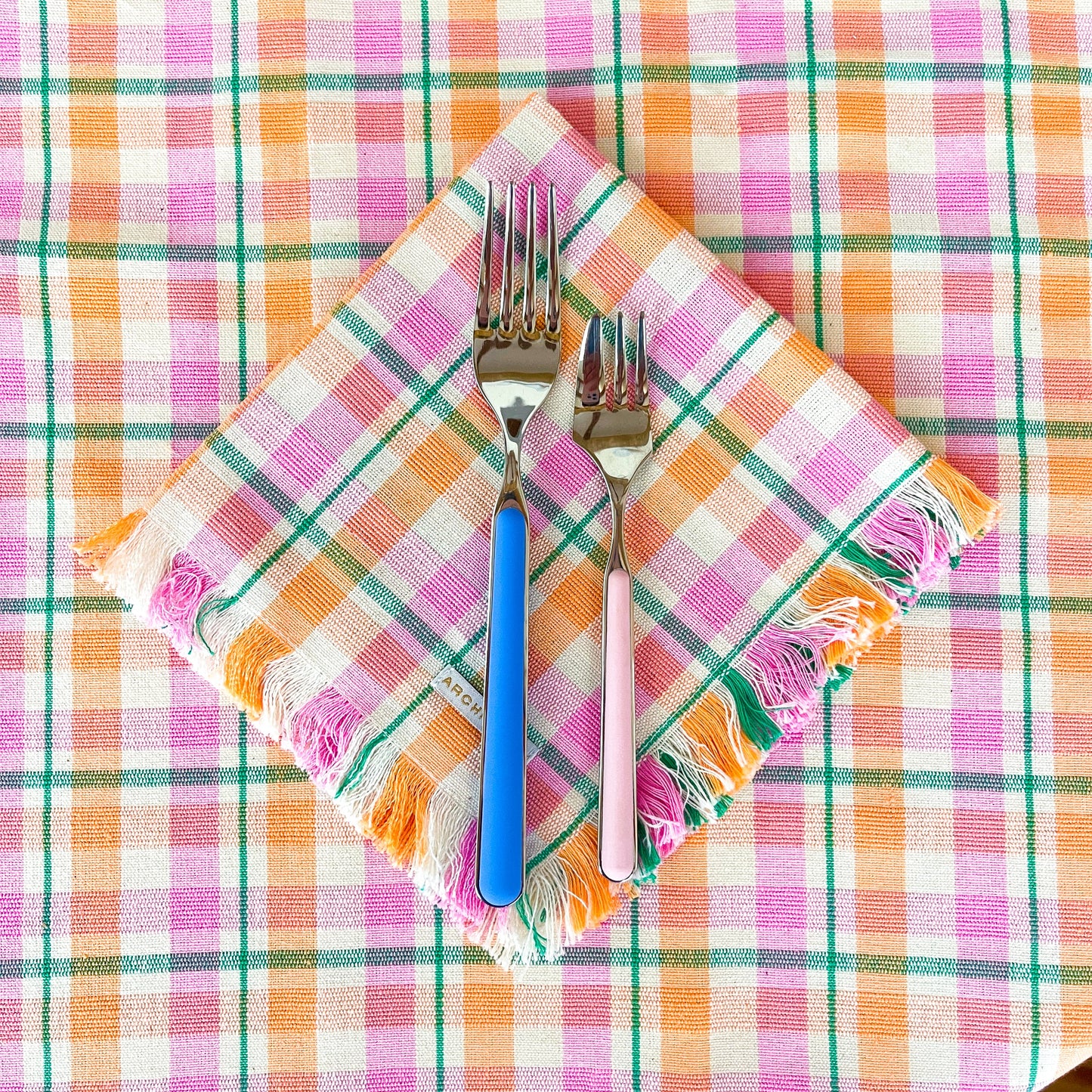 Marguerite Plaid Party Napkins