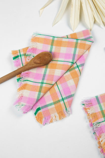 Marguerite Plaid Party Napkins