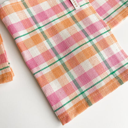 Marguerite Plaid Cocktail Napkin, Set of 4