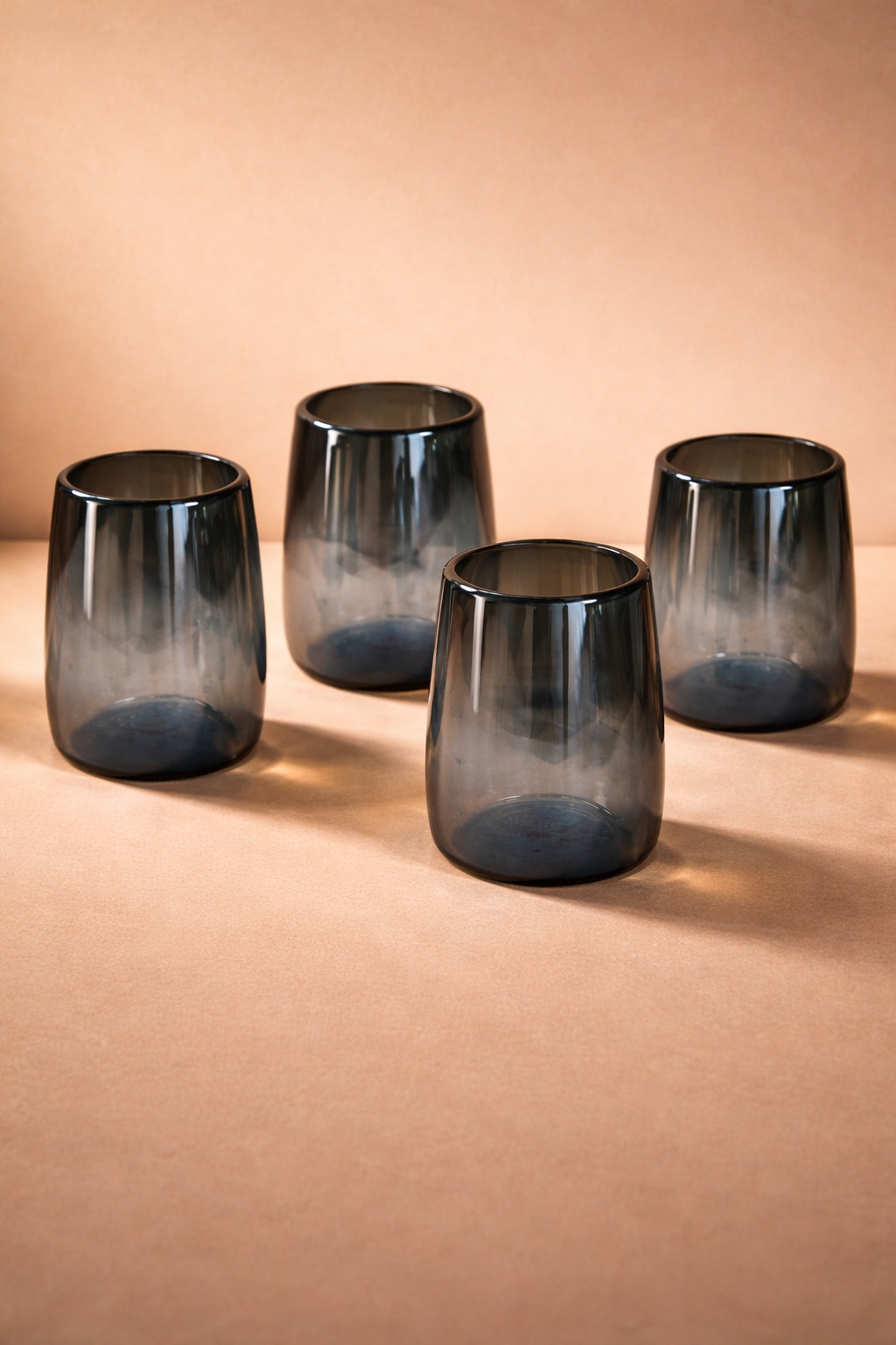 Mario S Smoke Glasses Set of Four by MESO