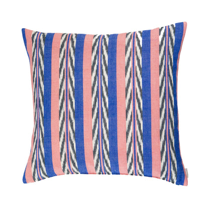 Maya Jaspe Blue & Coral Pillow