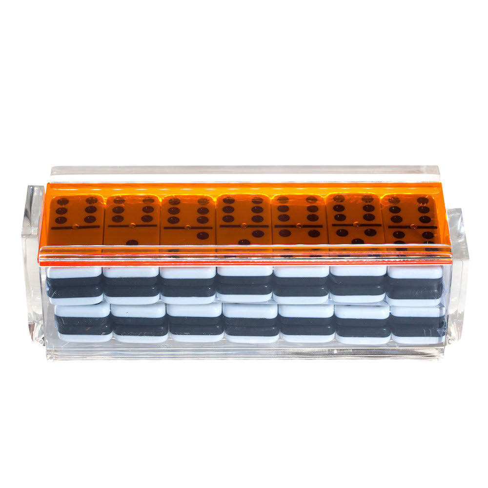 "El Tigre" Domino Set - Orange