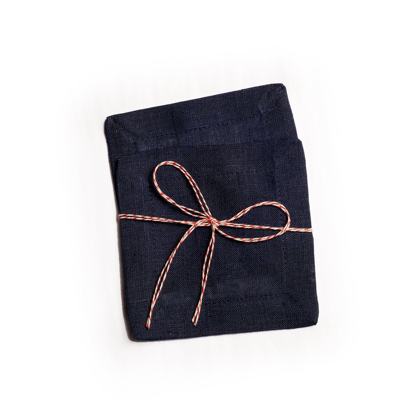 Organic Linen Cocktail Napkin Set of 2