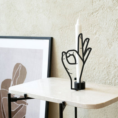 CandleHand Taper Candle Holder - OK