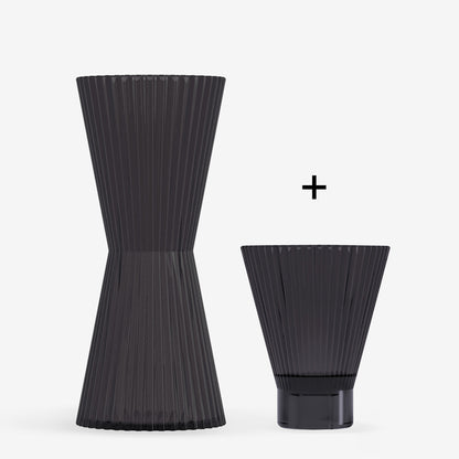 Decanter Drinkware Set - Charcoal