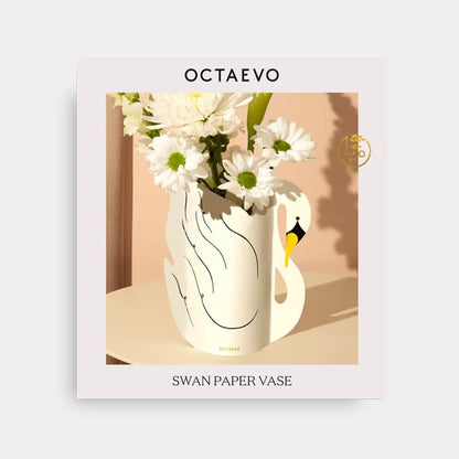 Octaevo Mini Paper Vase Swan