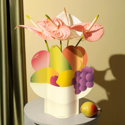 Octaevo Paper Vase Fruit Bowl