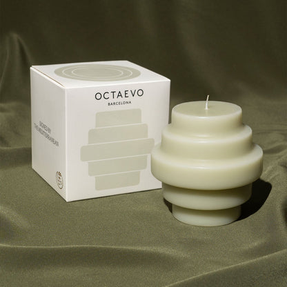 OCTAEVO Templo Candle - Ash Green
