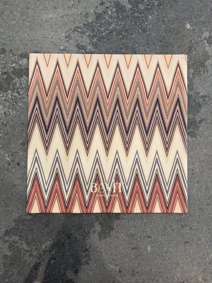 Square Chevron Matzah Cover