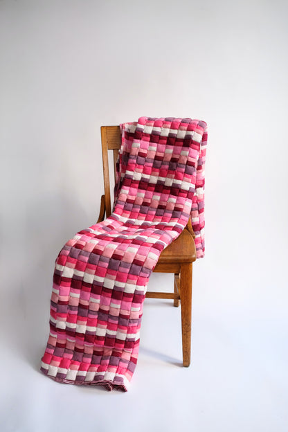 Pink Tetris Sujani Quilt