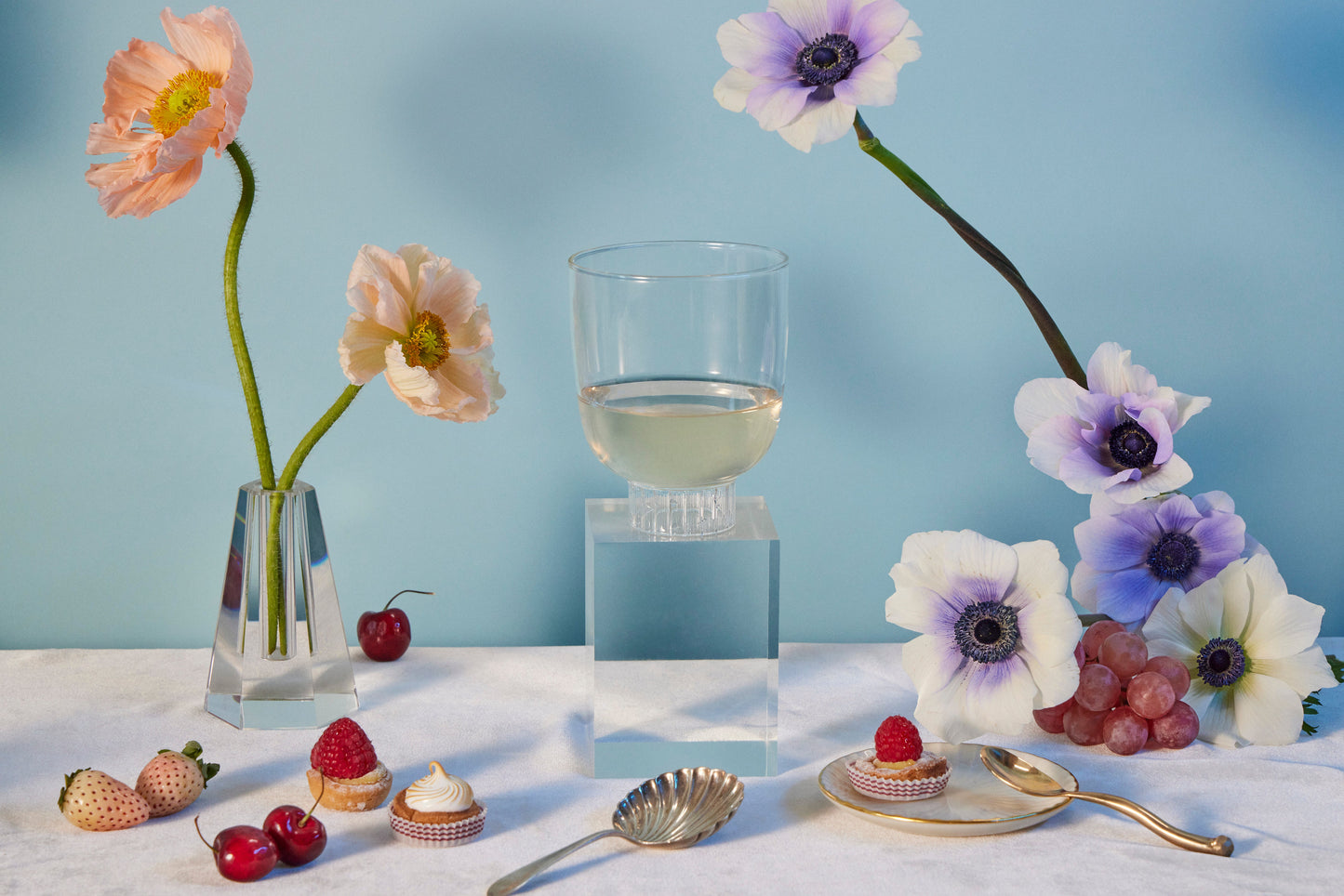 A collection of Sprezz's hand blown wine goblets showcases the brand's prowess in creating colored and safe glassware that's both eye-catching and practical. These glasses add a splash of color to any occasion, from casual dinners for date nights at home or sophisticated celebrations such as a bridal shower or birthday party.