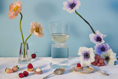 A collection of Sprezz's hand blown wine goblets showcases the brand's prowess in creating colored and safe glassware that's both eye-catching and practical. These glasses add a splash of color to any occasion, from casual dinners for date nights at home or sophisticated celebrations such as a bridal shower or birthday party.
