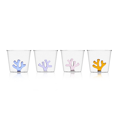 Whimsical Water Tumbler Glasses