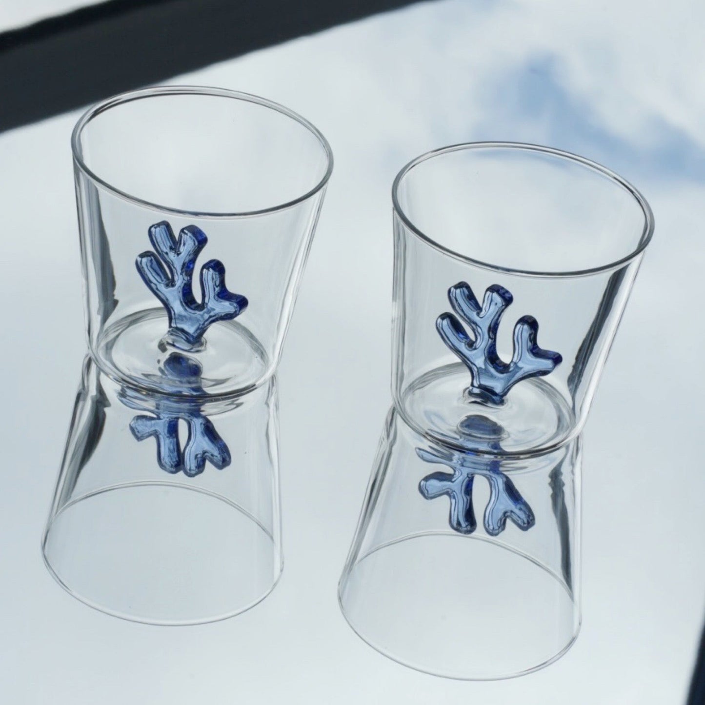 Whimsical Water Tumbler Glasses