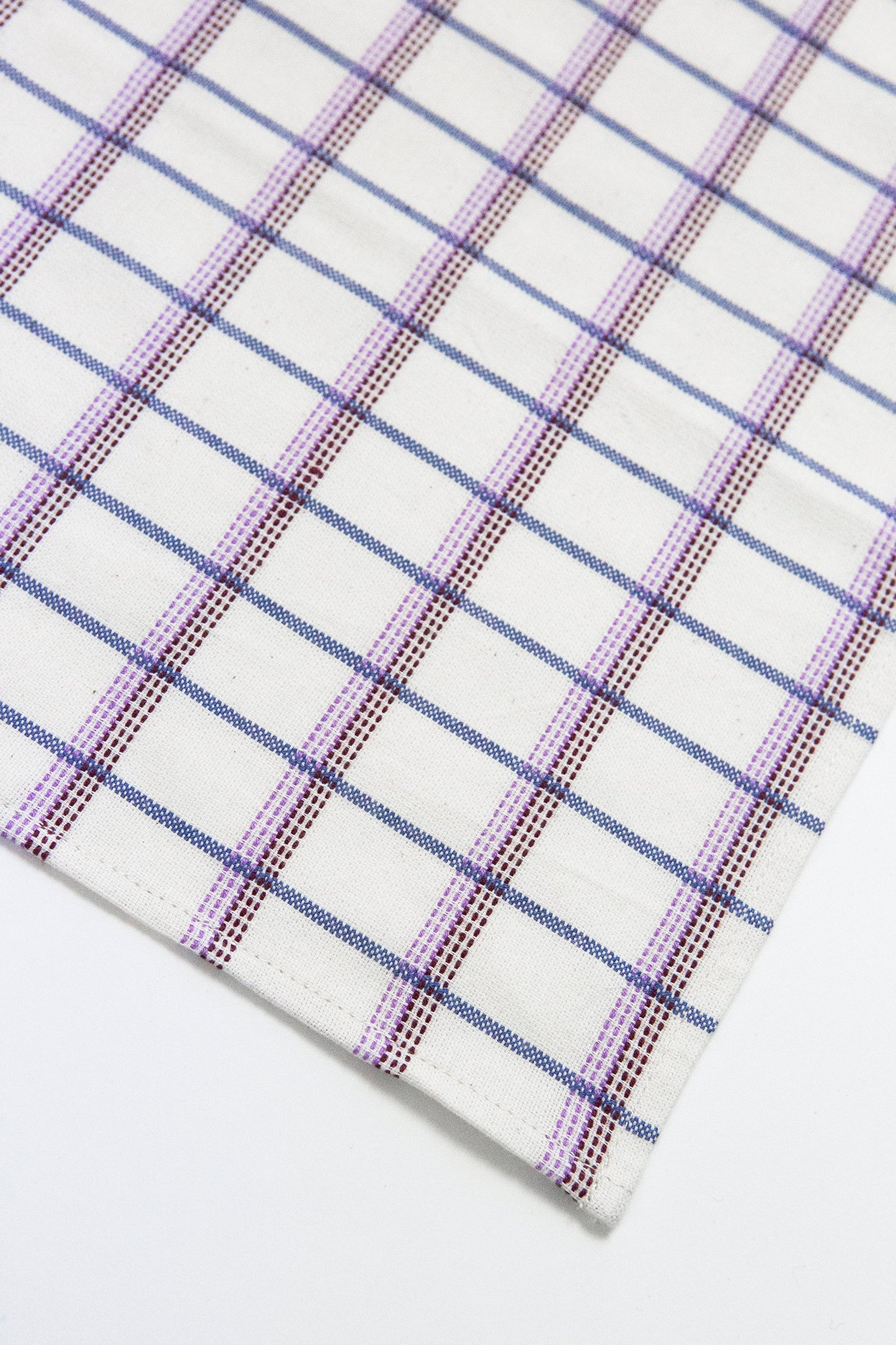 San Lucas Plaid White & Lilac Placemat