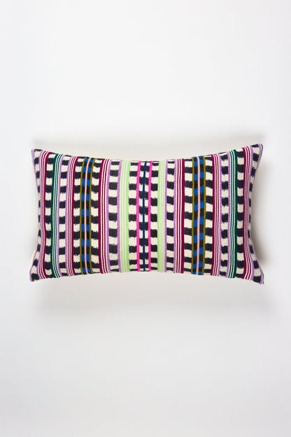 Santiago Atitlan Pink and Lime Pillow