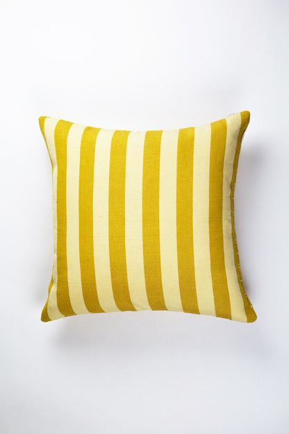 Santiago Grid Pillow - Butter