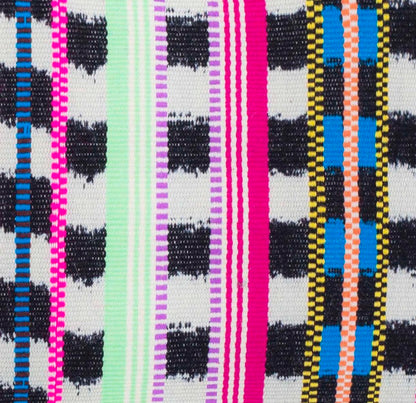Santiago Atitlan Pink and Lime Pillow