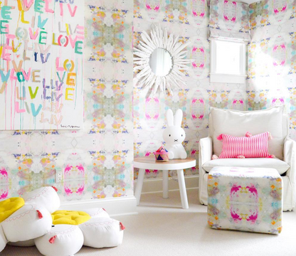 Antigua Pillow - Neon Pink and Yellow