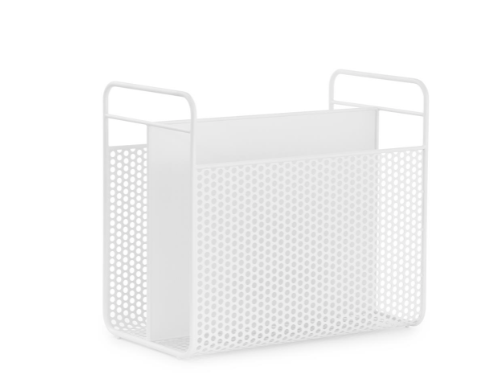 ANALOG MAGAZINE RACK - WHITE