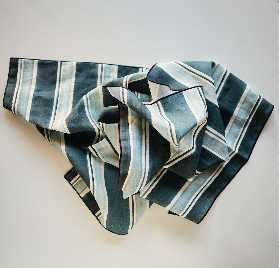 Blue/Grey Stripe Tea Towels