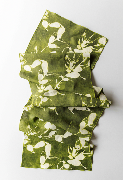 Porto Print in Olive Runner