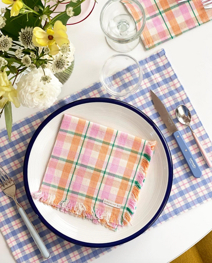 Marguerite Plaid Party Napkins