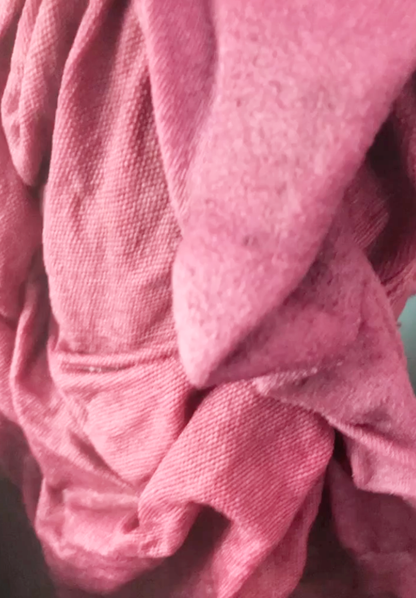 Pink Natural Dyed Shibori Tassel Pillows