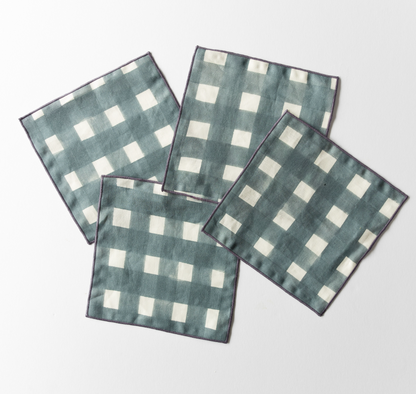 Blue Cocktail Napkins