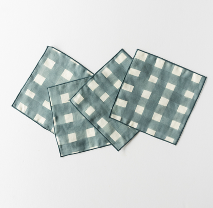 Blue Cocktail Napkins