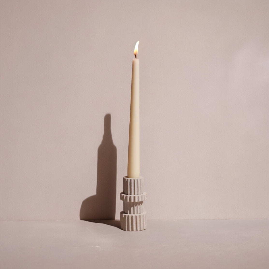 Sandstone Candle Holders