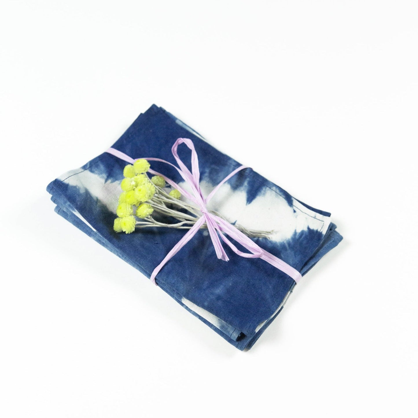 Indigo Shibori Cocktail Napkins Set of 4