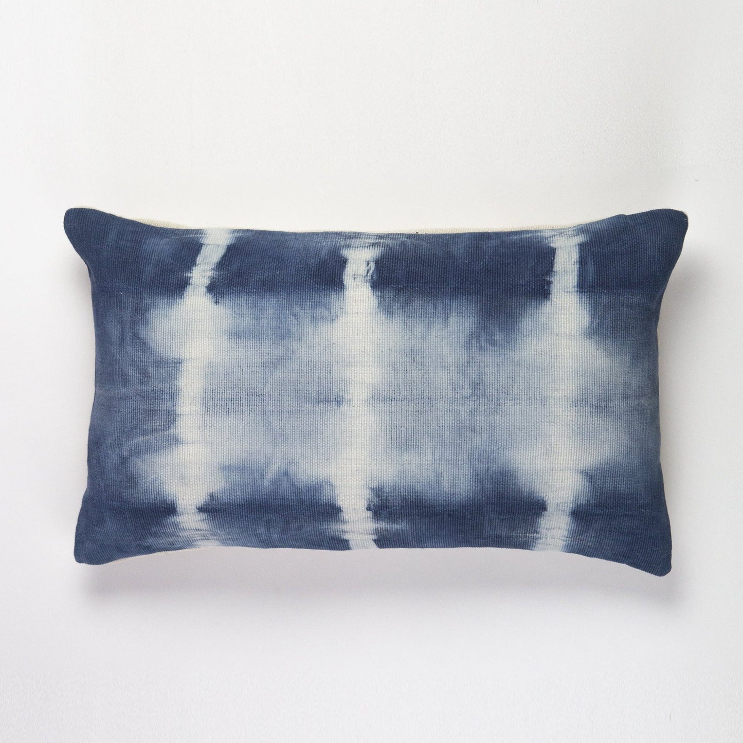Indigo Shibori Nubby Pillow