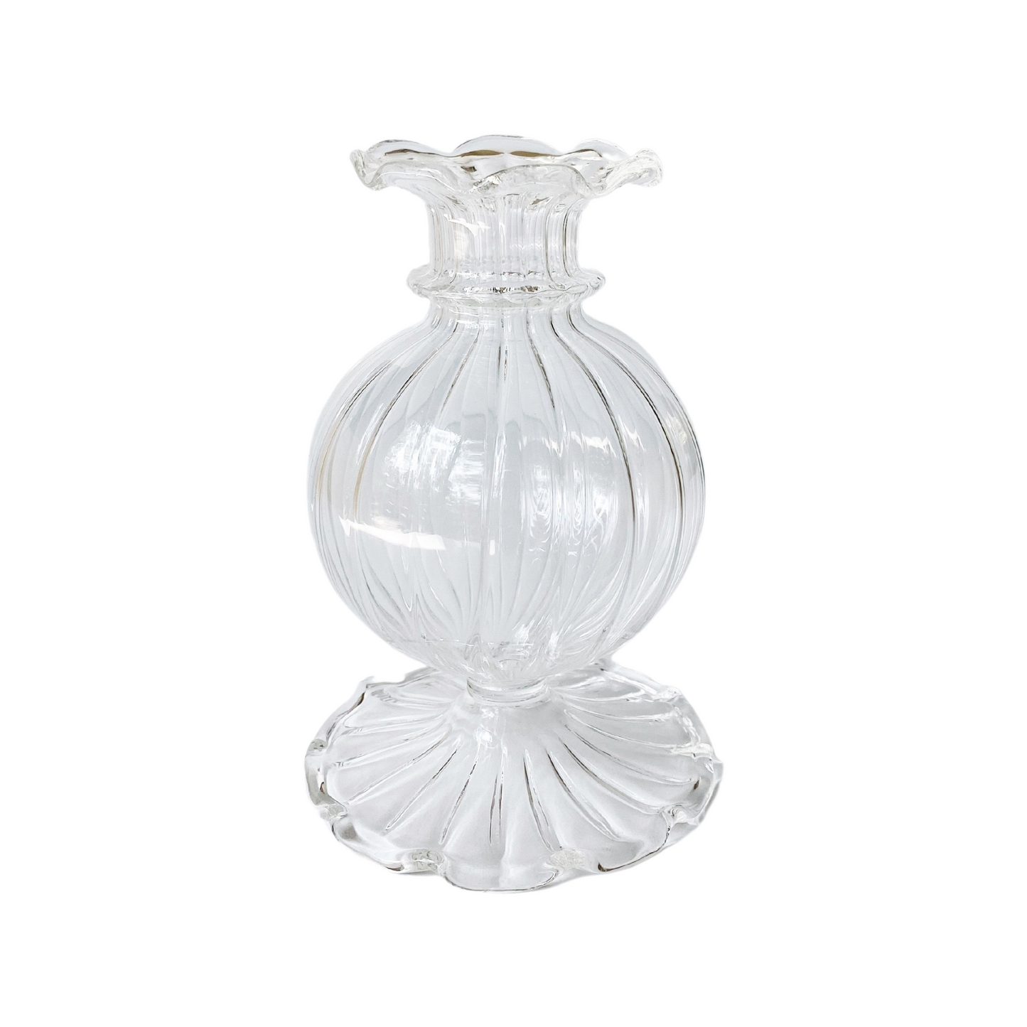 CAROLINA VASE, CLEAR