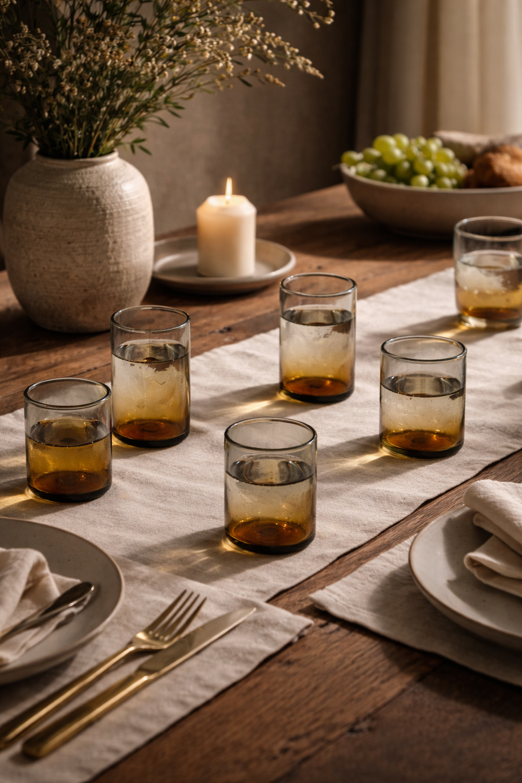 Sofia T Glasses Set of Four by MESO