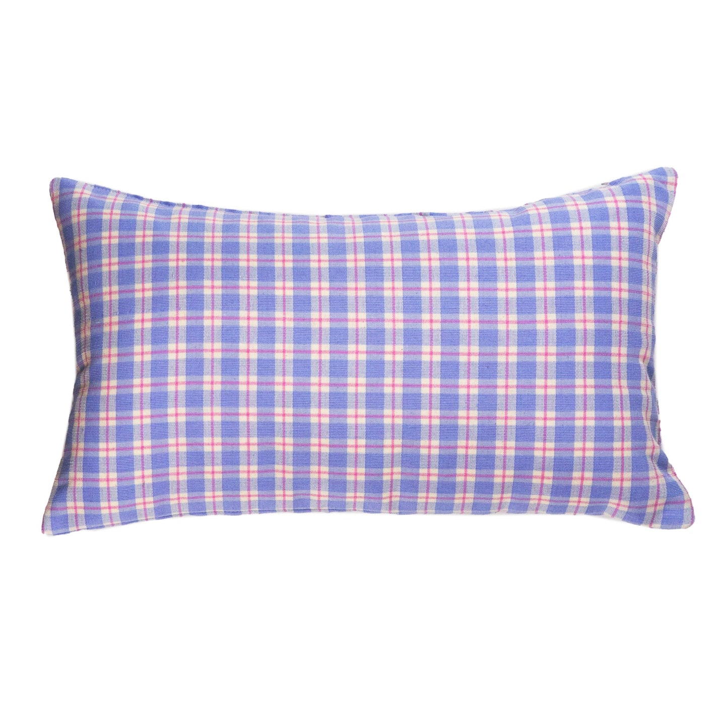 Sofia Plaid Periwinkle Pillows